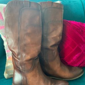Frye Paige Button Riding Boots